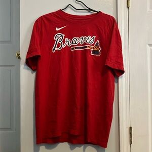 Nike Red Braves Men's Shirt